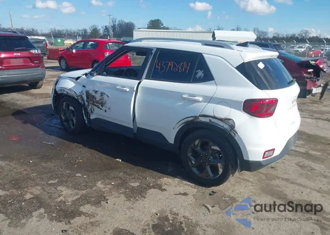 2022 Hyundai Venue Sel z USA, uszkodzony, nr VIN KMHRC8A34NU186496